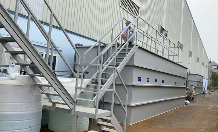 越南造紙廢水設備（bèi）安裝調試結束