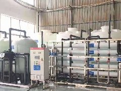 昆山20噸純水（shuǐ）設備安裝調（diào）試完成